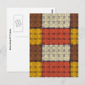Carte Postale Design africain #4 @ Stylnic (Devant / Derrière)