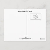 Carte Postale Design africain #5 @ Stylnic (Dos)