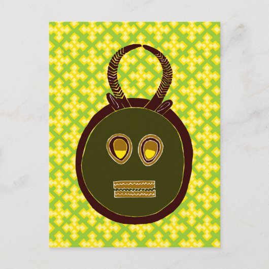 Carte Postale Design africain #5 @ Stylnic (Devant)