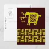 Carte Postale Design africain #7 @ Stylnic (Devant / Derrière)