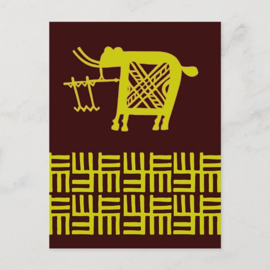 Carte Postale Design africain #7 @ Stylnic (Devant)