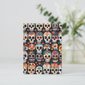 Carte Postale Design artistique populaire mexicaine dynamique (Debout devant)