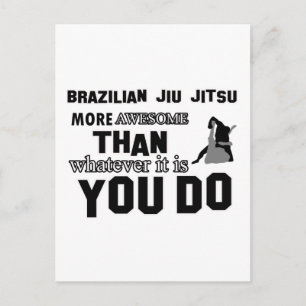 Carte Postale Design brésilien djiu jitsu