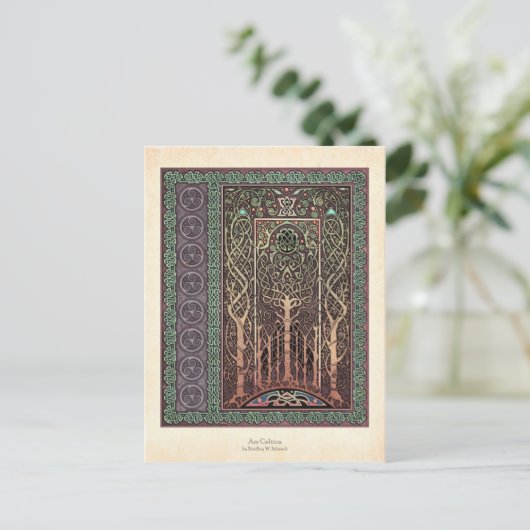 Carte postale Design Celtic Trees (Debout devant)