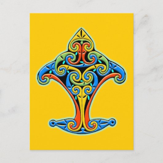Carte Postale Design celtique (Devant)