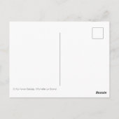 Carte Postale Design Cheval Jaune (Dos)