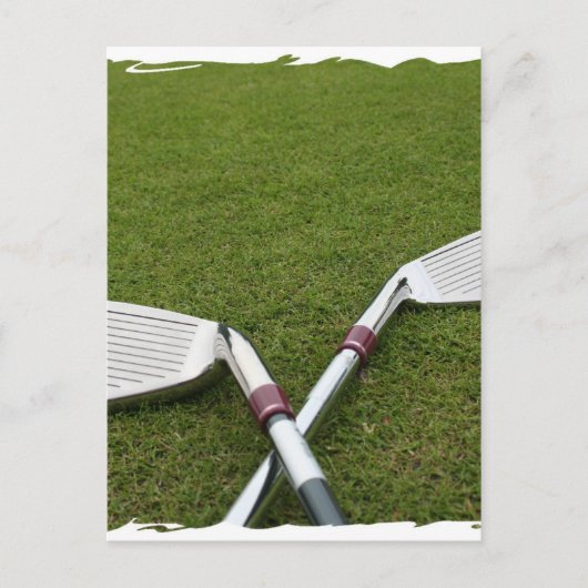 Carte postale Design Club de golf (Devant)