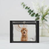 Carte Postale Design Coeur et Flèche (Debout devant)