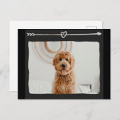 Carte Postale Design Coeur et Flèche (Devant / Derrière)