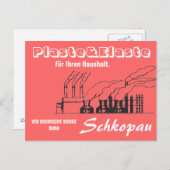 Carte Postale Design commercial chimique en RDA (Devant / Derrière)