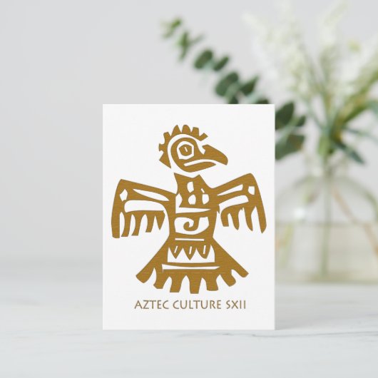 Carte Postale Design cool Ancien Oiseau ! (Debout devant)