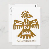 Carte Postale Design cool Ancien Oiseau ! (Devant / Derrière)