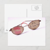 Carte Postale Design cool "I Love You" (Devant / Derrière)