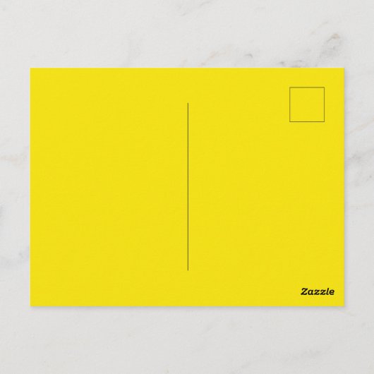 Carte Postale Design d'art chaud Soleil et Corn abstrait (Dos)