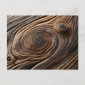 Carte Postale Design d'art en bois Abstrait (Devant)