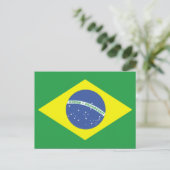 Carte Postale Design de Brazil Flag (Debout devant)