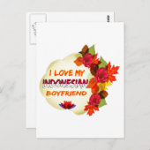 Carte Postale Design de copain indonésien (Devant / Derrière)