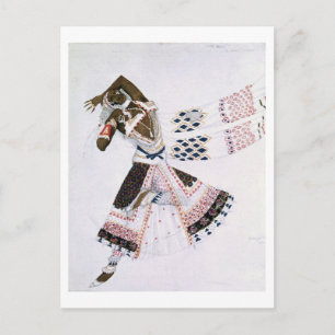 Carte Postale Design de costume de Le Dieu Bleu, 1911 (couleurs