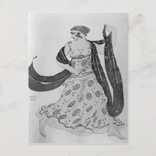 Carte Postale Design de costume pour 'Cleopatra', 1910