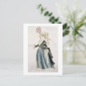 Carte Postale Design de costume pour 'Misa Sert' comme 'Une Dame (Debout devant)