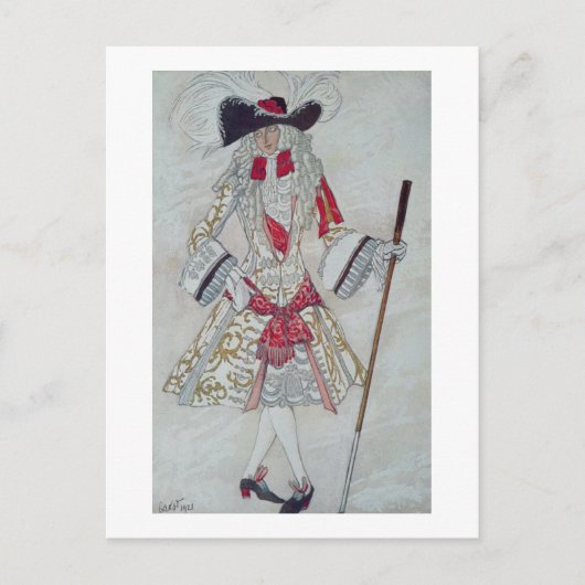 Carte Postale Design de costume pour Prince Charming à Court, de (Devant)