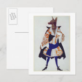 Carte Postale Design de costume pour The Wolf, de Sleeping Beaut (Devant / Derrière)