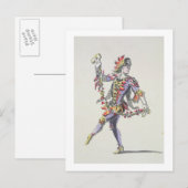 Carte Postale Design de costume pour Triton, dans une balle du 1 (Devant / Derrière)