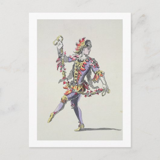 Carte Postale Design de costume pour Triton, dans une balle du 1 (Devant)