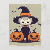 Carte Postale Design de décoration Halloween (Devant)