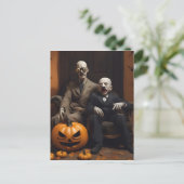 Carte Postale Design de décoration Halloween (Debout devant)