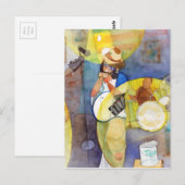 Carte Postale Design de musique Delta Blues (Devant / Derrière)