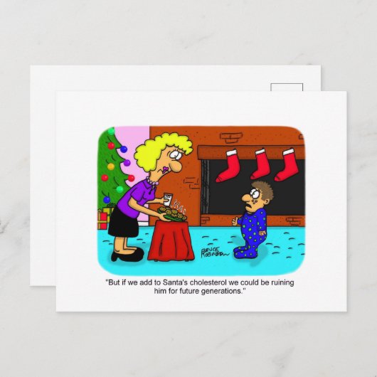 Carte Postale Design de Noël 3 (Devant / Derrière)