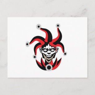 Carte Postale Design de plaisanterie effrayant