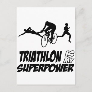 Carte Postale Design de triathlon