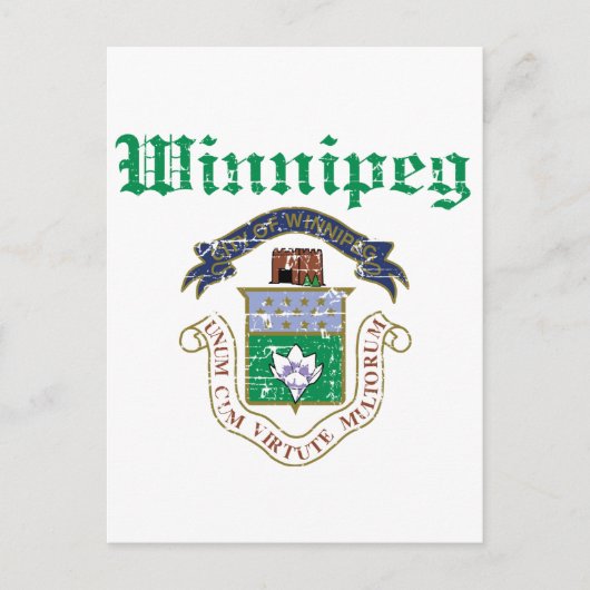 Carte Postale Design de Winnipeg (Devant)