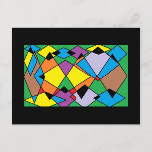 Carte postale Design Diamant Artistique