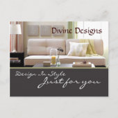 Carte Postale design d'intérieur - Customisé (Devant)