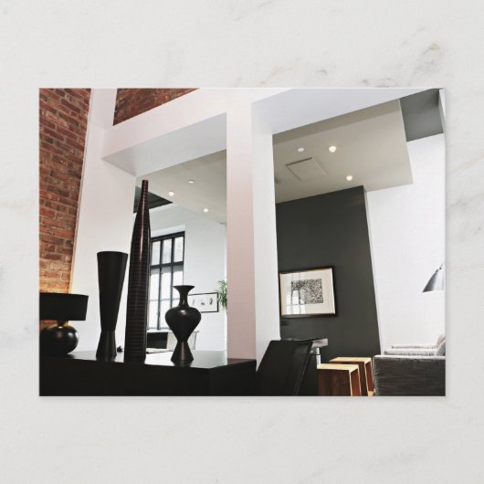 Carte Postale design d'intérieur loft moderne (Devant)