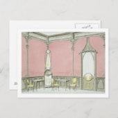 Carte Postale Design d'intérieur pour une brasserie, illustratio (Devant / Derrière)