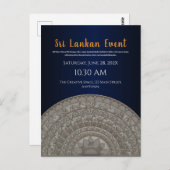 Carte Postale Design d'invitation Sri Lanka (Devant / Derrière)