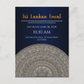 Carte Postale Design d'invitation Sri Lanka (Devant)