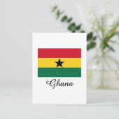 Carte Postale Design du drapeau du Ghana (Debout devant)