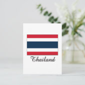Carte Postale Design du drapeau thaïlandais (Debout devant)