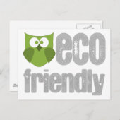 Carte Postale Design écologique ! (Devant / Derrière)