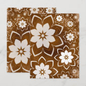 Carte Postale Design floral 13 (Devant / Derrière)