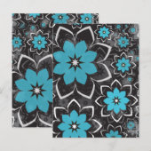 Carte Postale Design floral 14 (Devant / Derrière)