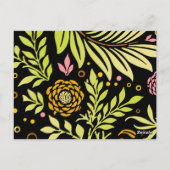 Carte Postale Design floral 18 (Dos)
