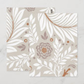 Carte Postale Design floral 25 (Devant / Derrière)