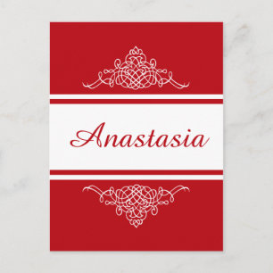 Carte Postale Design floral élégant