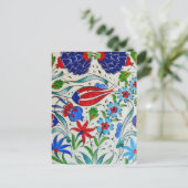 Carte Postale Design floral turc (Debout devant)
